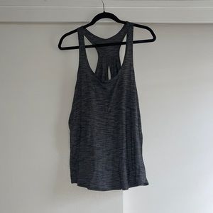 Lululemon grey cotton tank top size 10